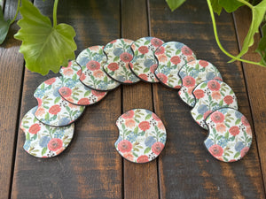 Floral Car Coasters