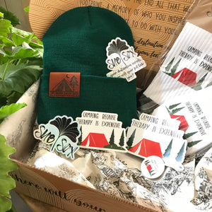 "Camping Because Therapy is Expensive" Gift Box