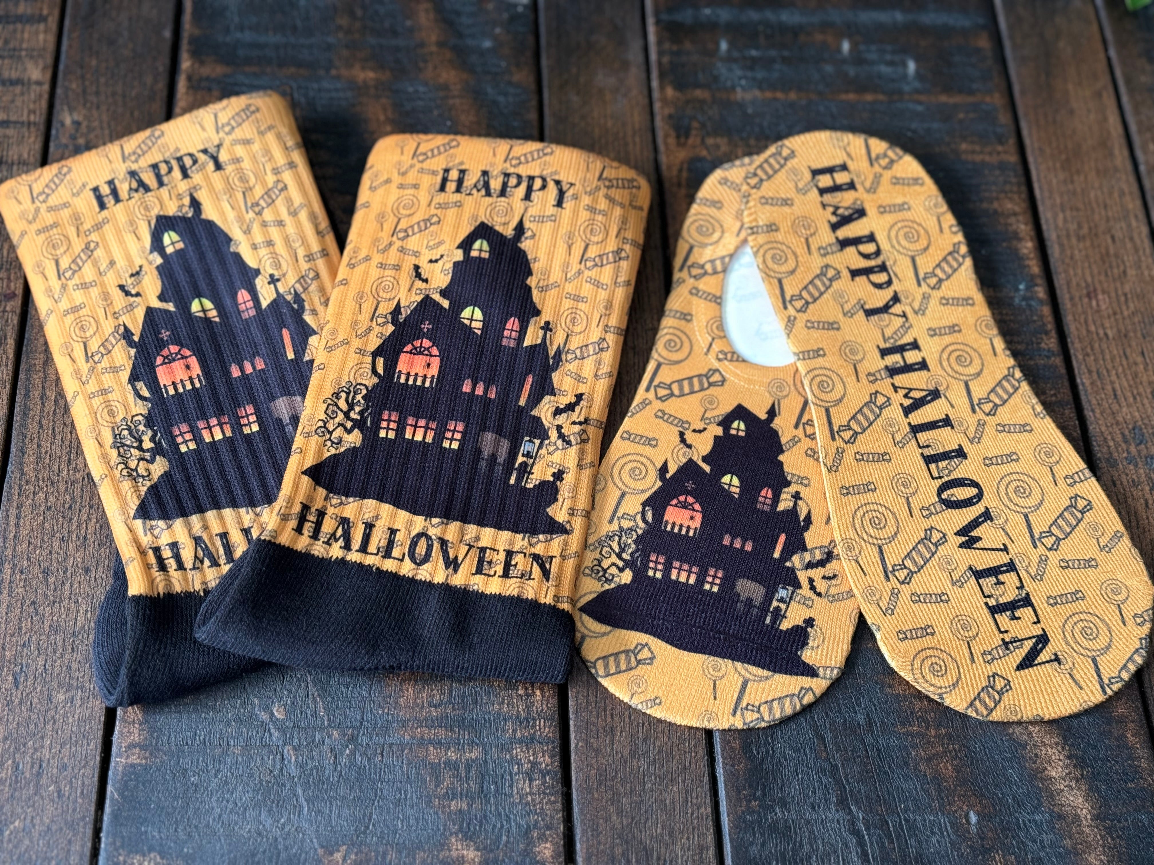 Happy Halloween His & Hers Socks