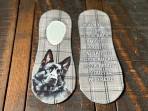 Black German Shepherd His & Hers Socks