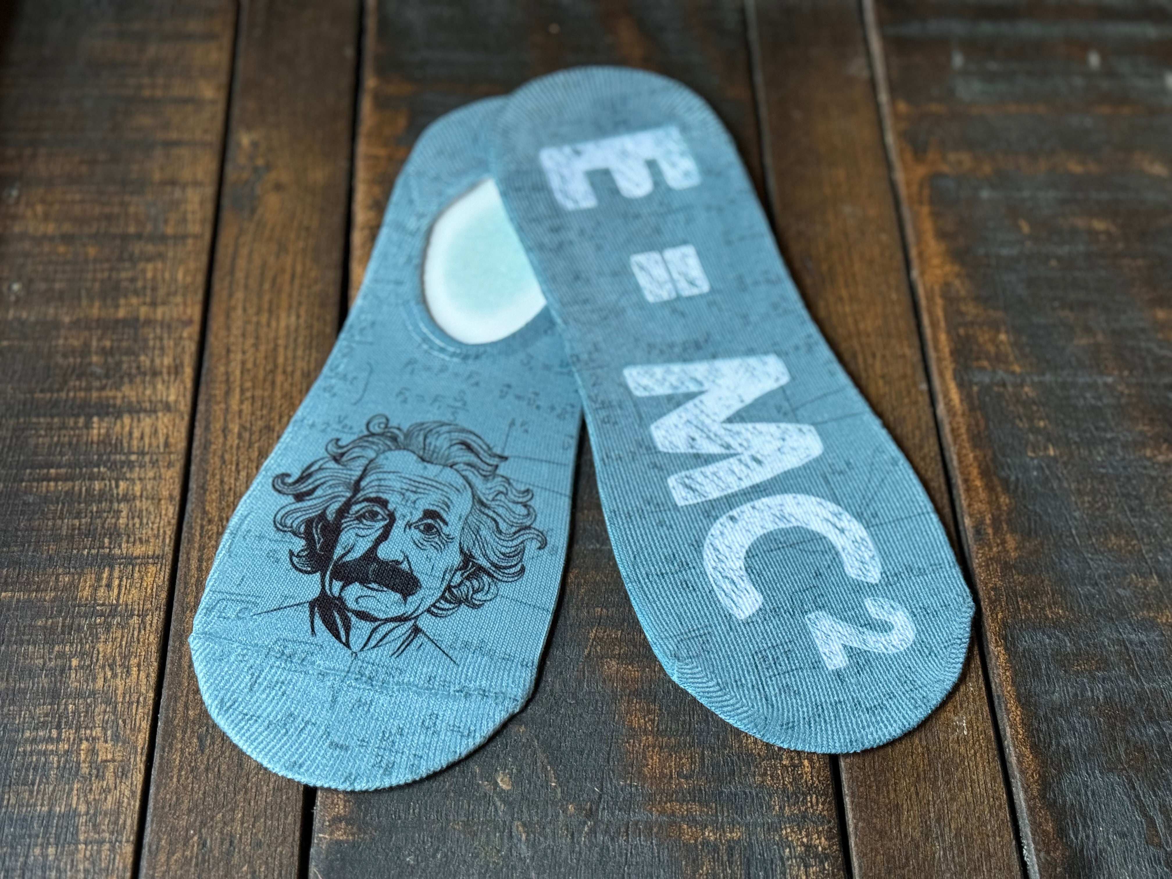 E=Mc2 No-Show Socks