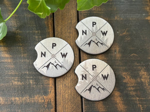 PNW Car Coasters