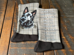 Black German Shepherd His & Hers Socks