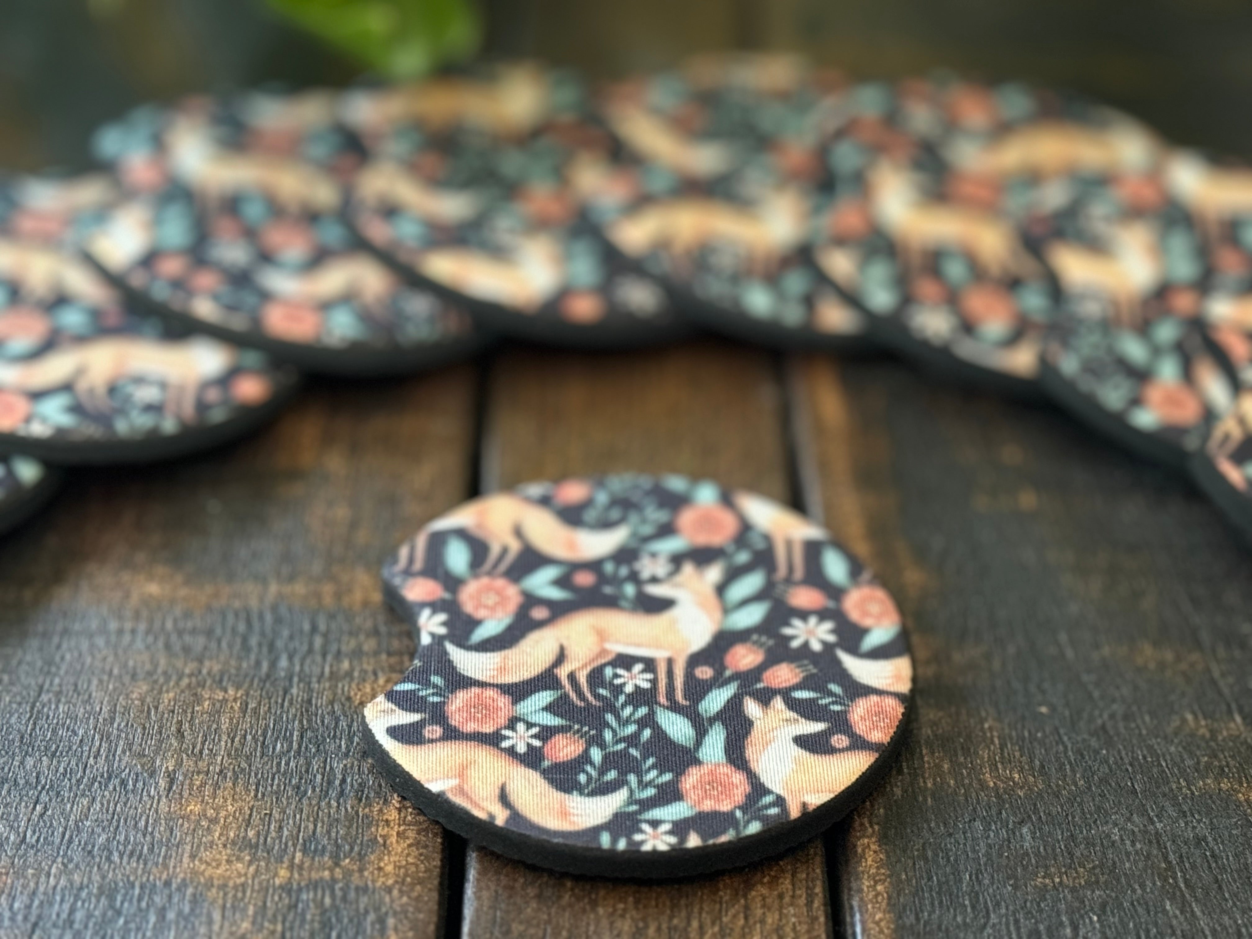 Fox Car Coasters