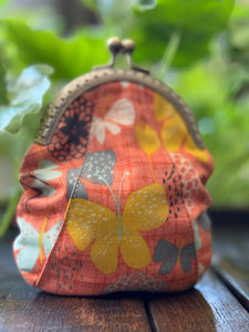 Butterfly & Flower Coin Purse