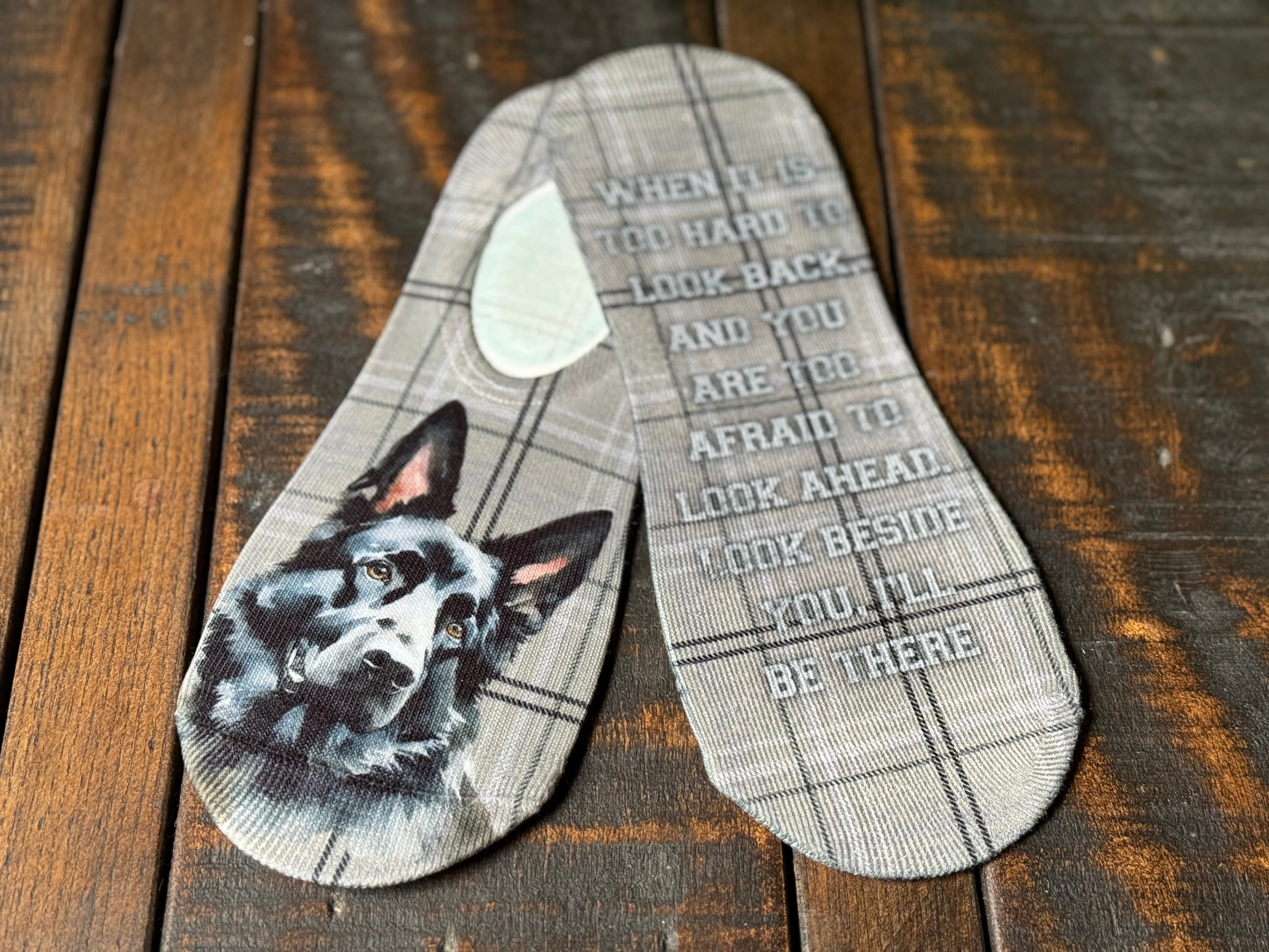 Black German Shepherd His & Hers Socks