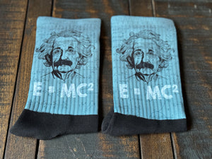 E=Mc2 Crew Socks