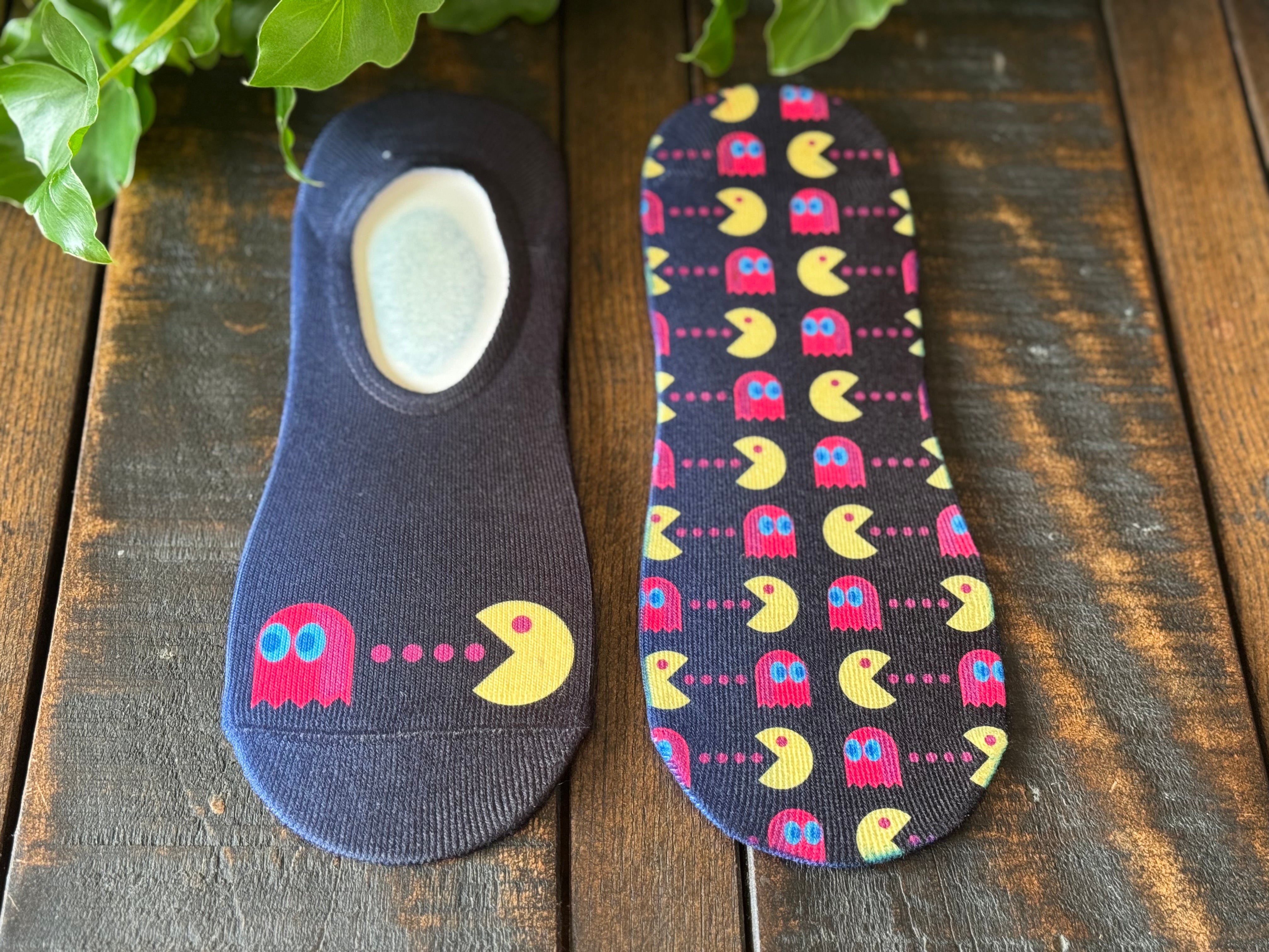Pac Man (Inspired) No-Show Socks