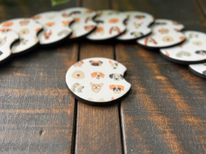 Bow Wow Car Coasters