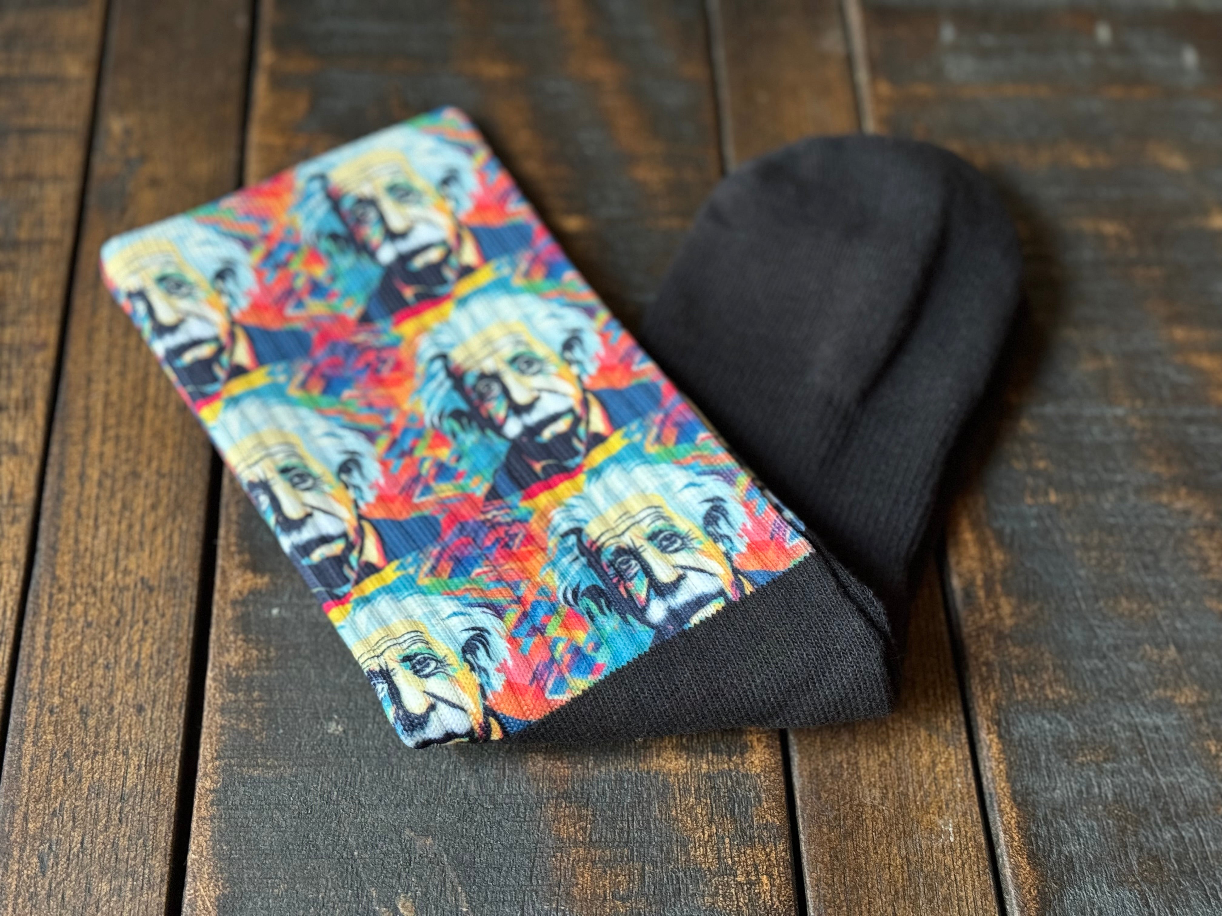 Albert Einstein Crew Socks