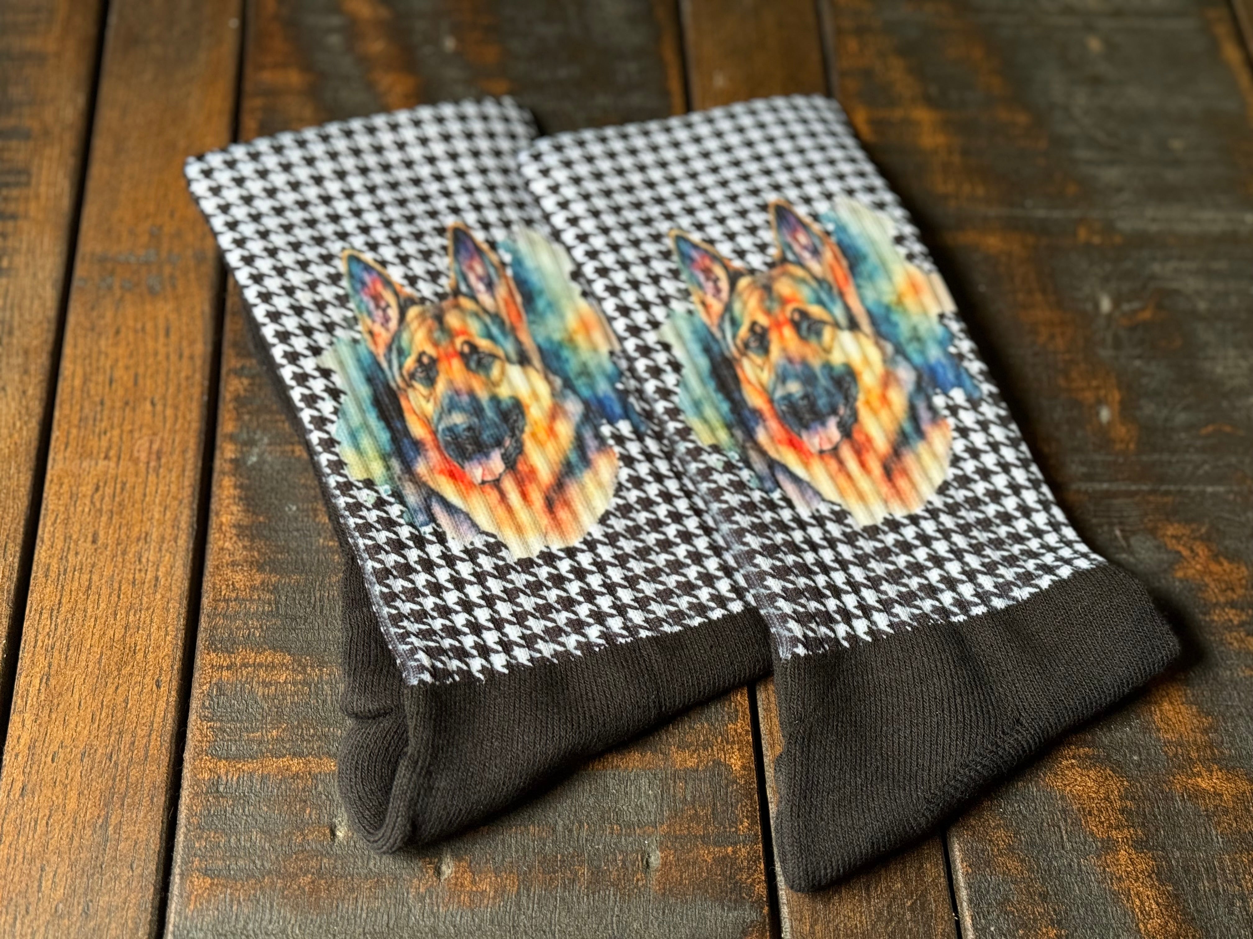 German Shepherd Crew Socks