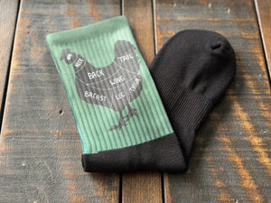 Chicken Cuts Diagram His & Hers Socks