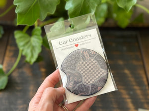 Quilt Patch Car Coasters