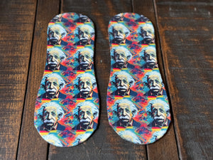 Albert Einstein No-Show Socks