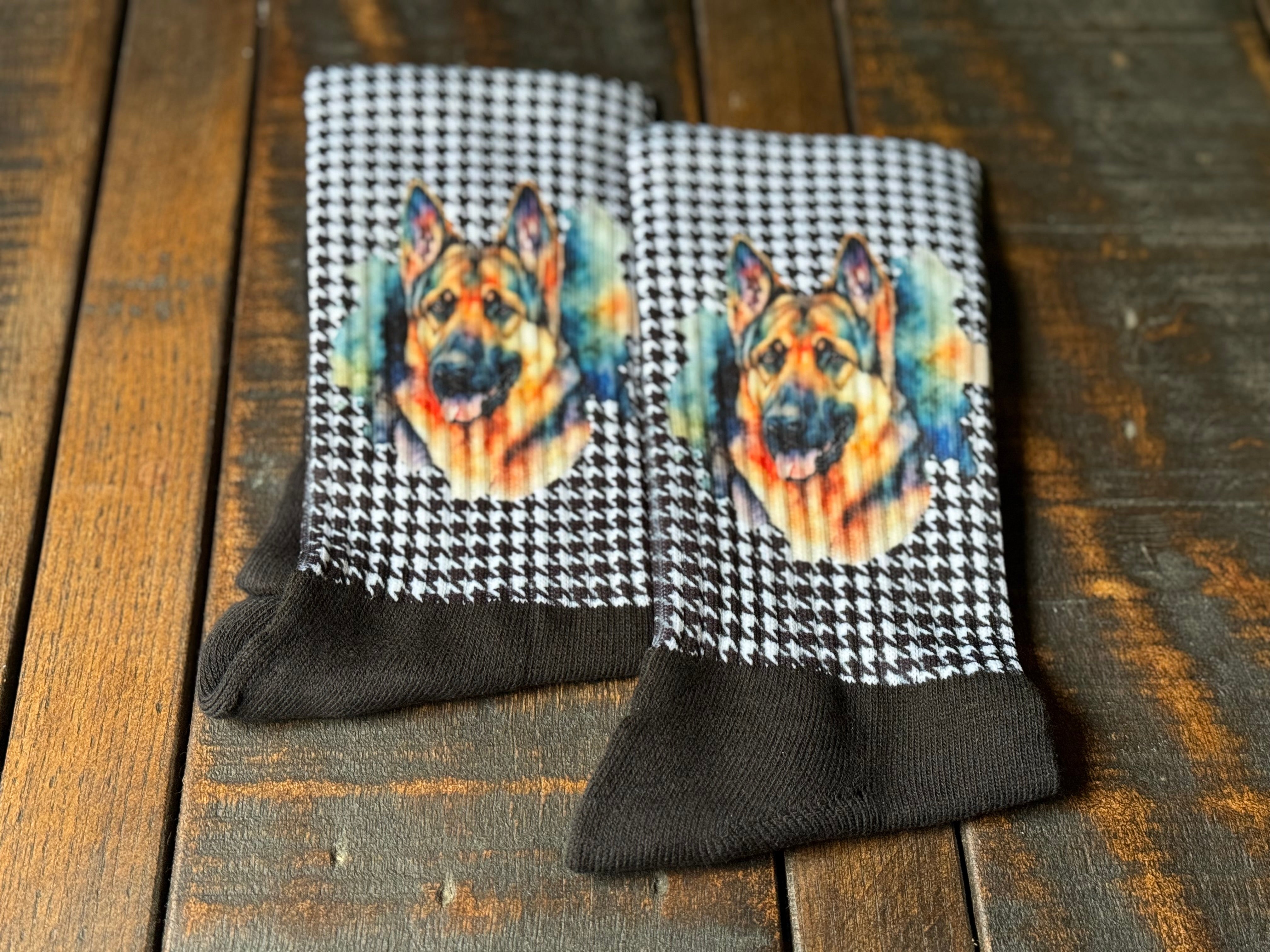 German Shepherd Crew Socks