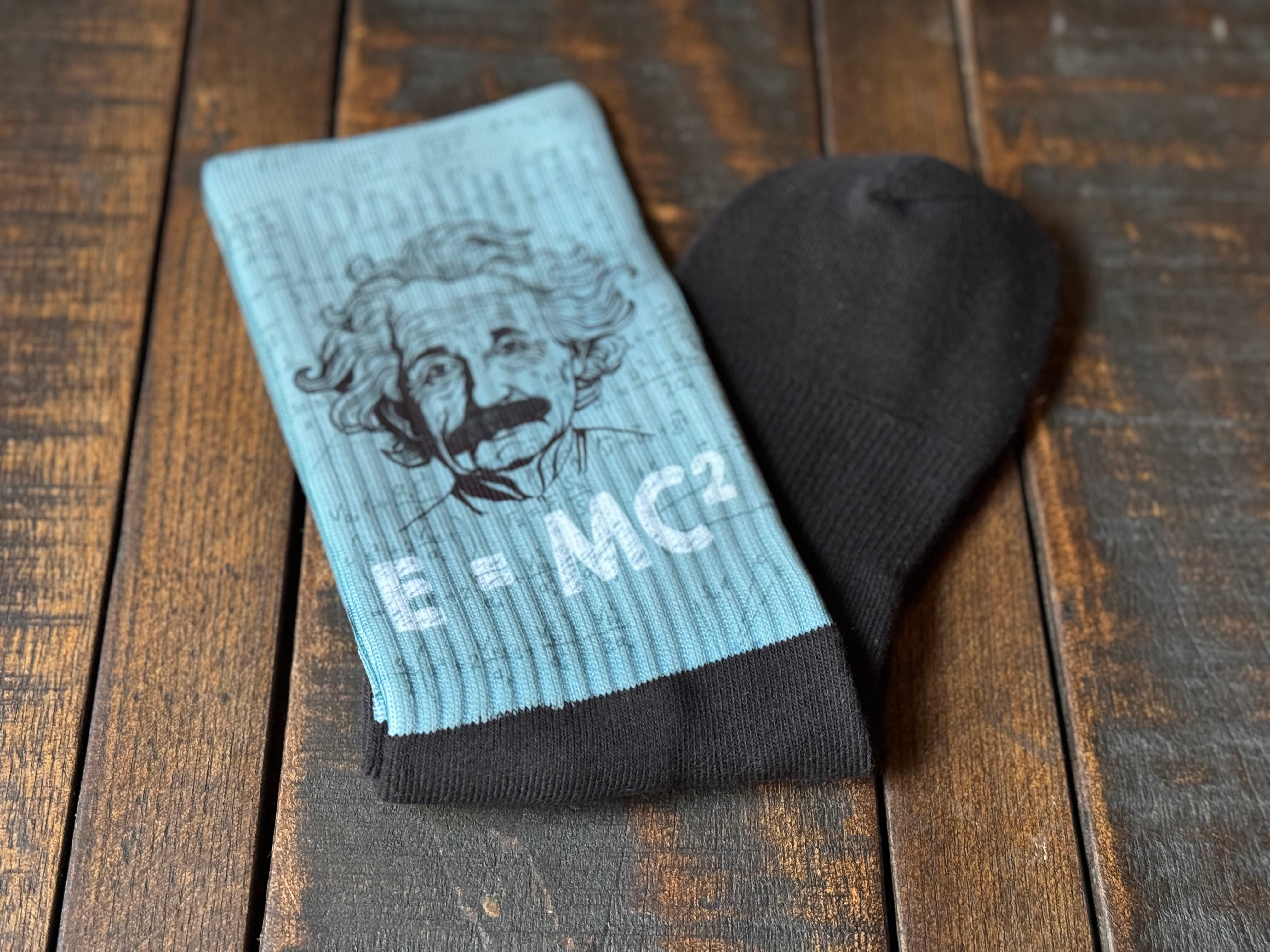 E=Mc2 Crew Socks