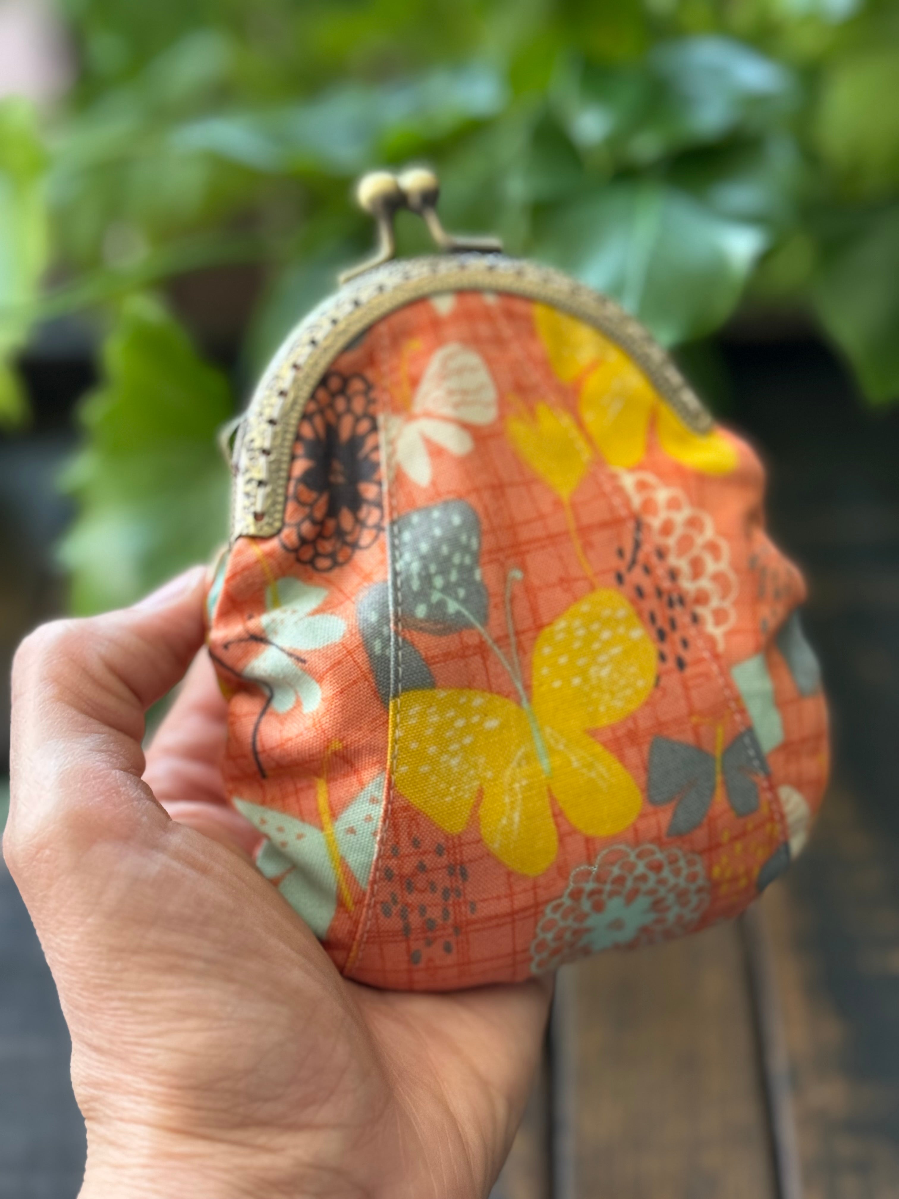 Butterfly & Flower Coin Purse