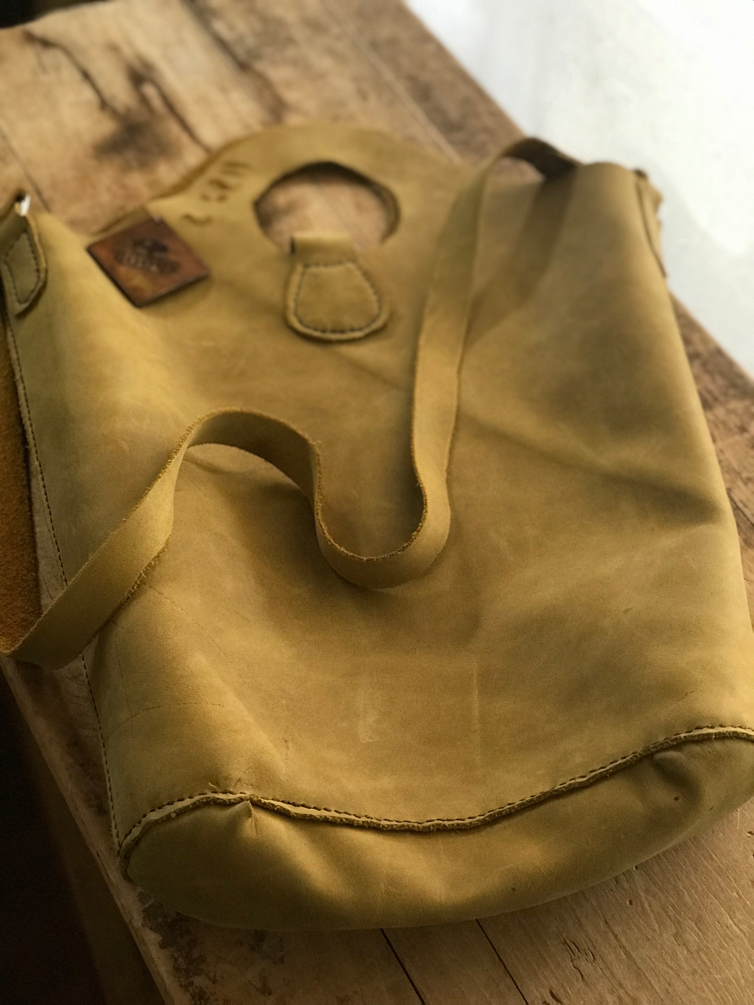 “Mirror Pond” Leather Handbag