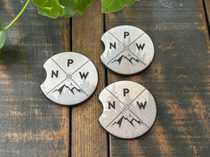 PNW Car Coasters