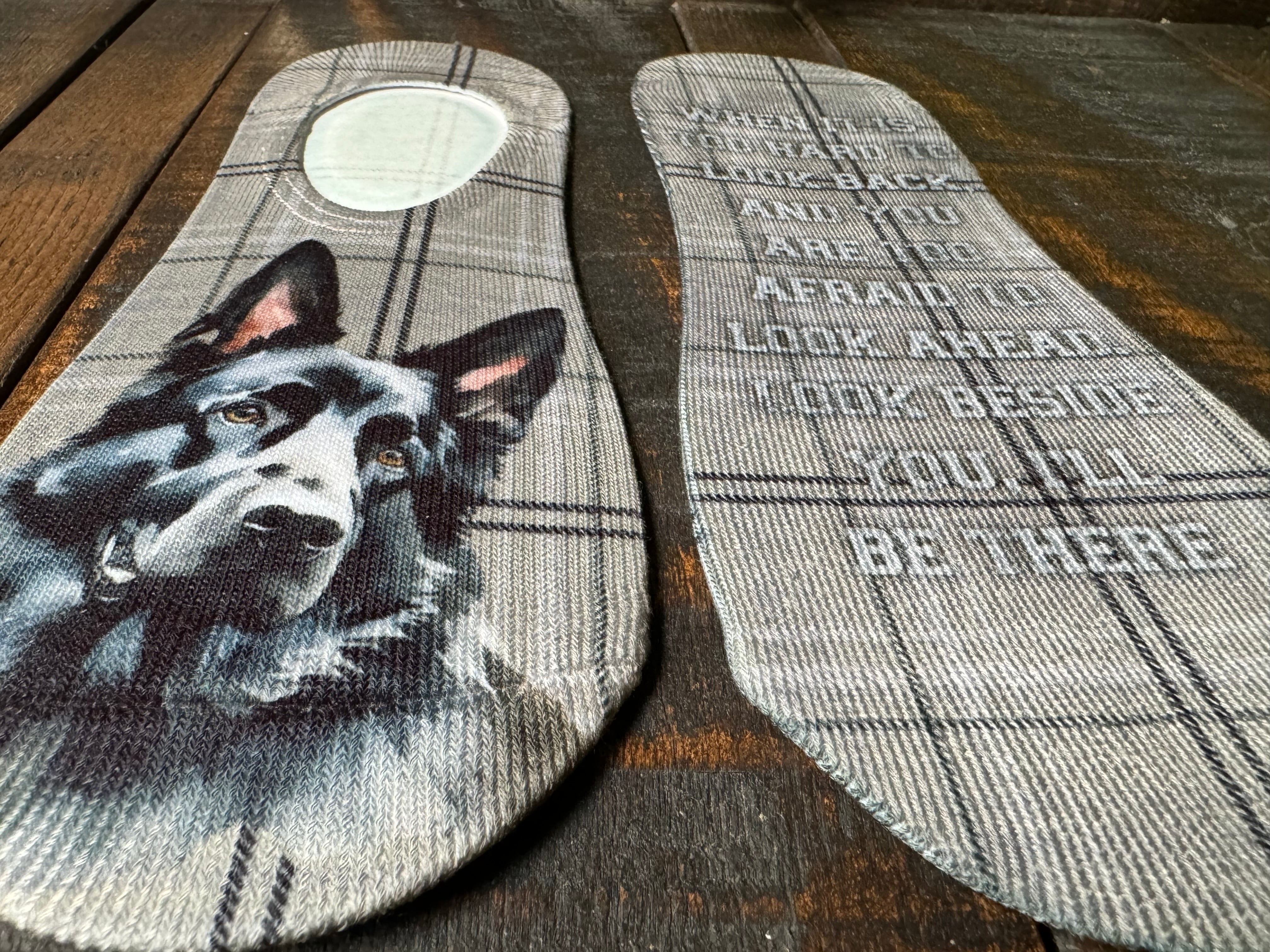 Black German Shepherd His & Hers Socks