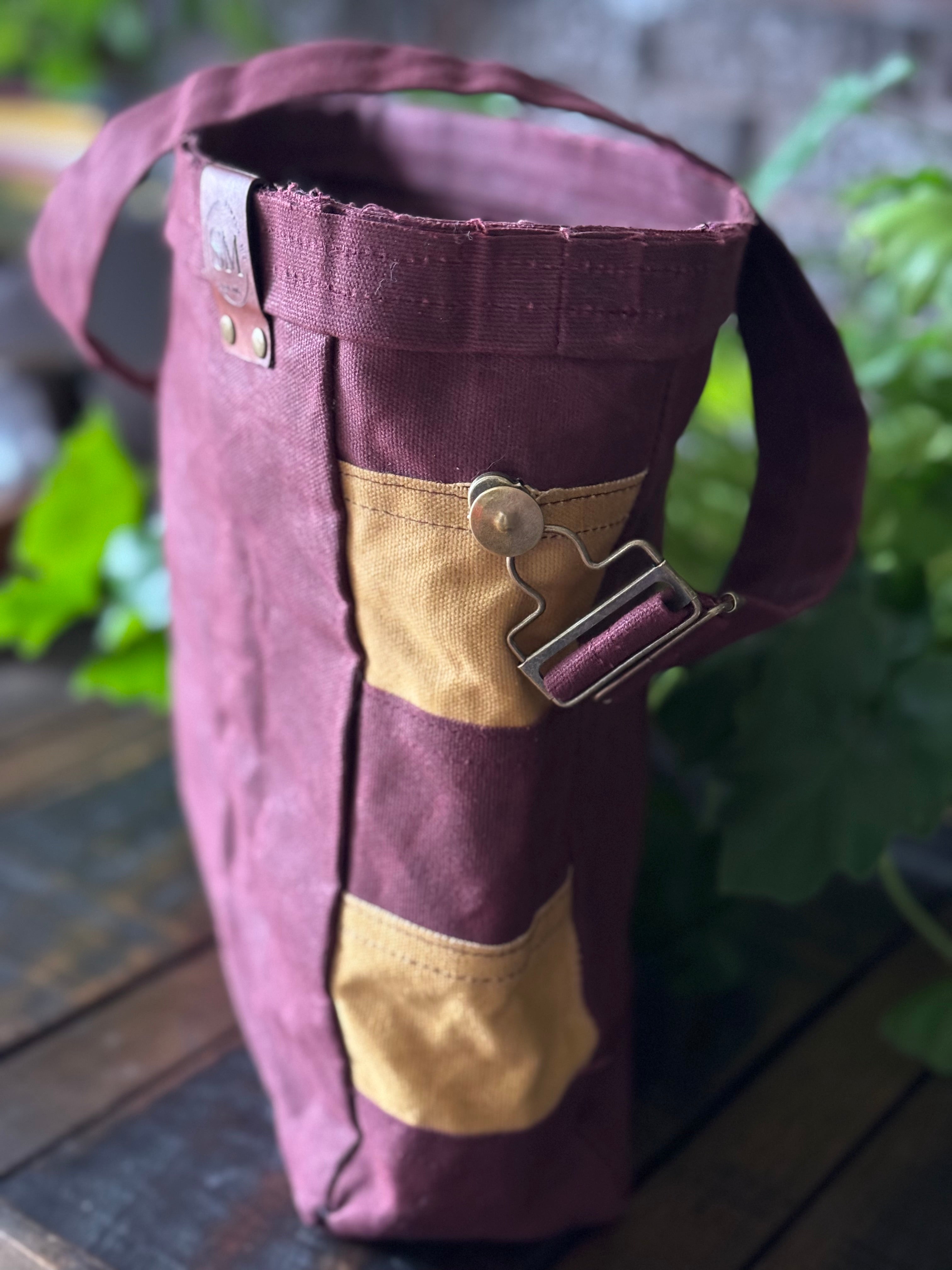 Waxed Duck Canvas Crossbody Tote