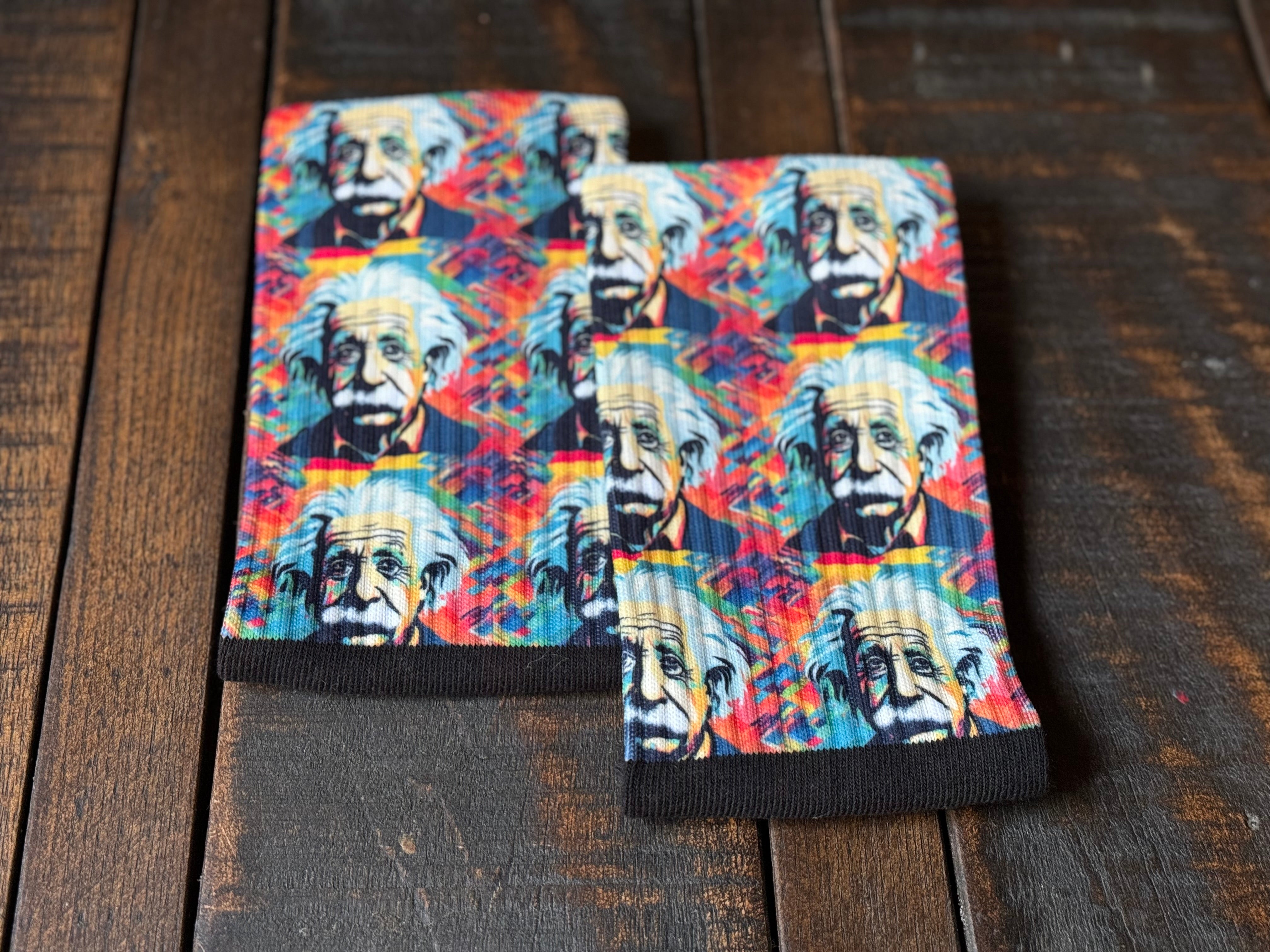 Albert Einstein His & Hers Socks