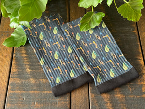 Fly Fishing Crew Socks (Navy Blue)