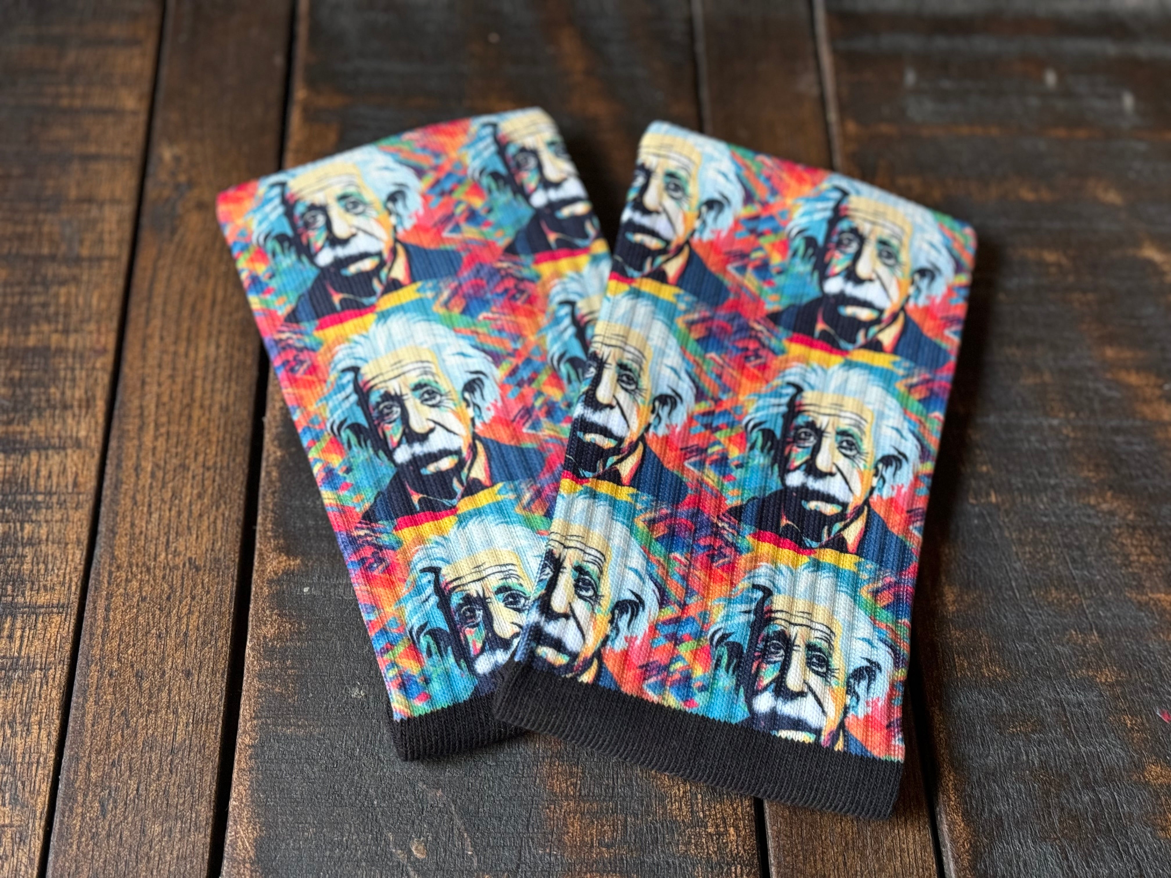 Albert Einstein His & Hers Socks