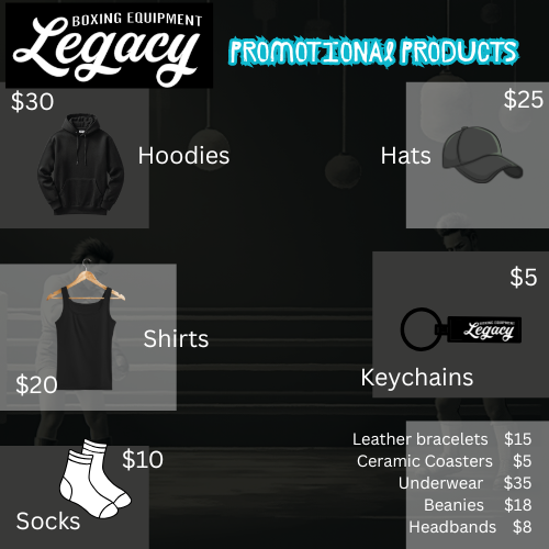 Legacy Boxing - Promotional Items