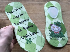 St. Patrick’s Day No-Show Socks