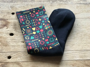 Black History Fabric His & Hers Socks