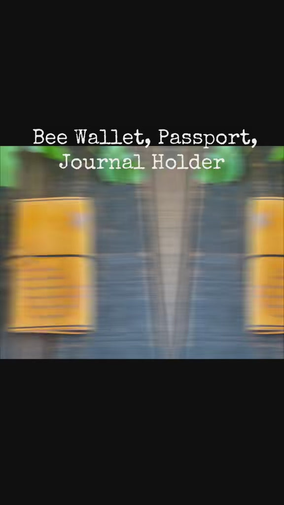 Bee Wallet/Passport/Journal Holder