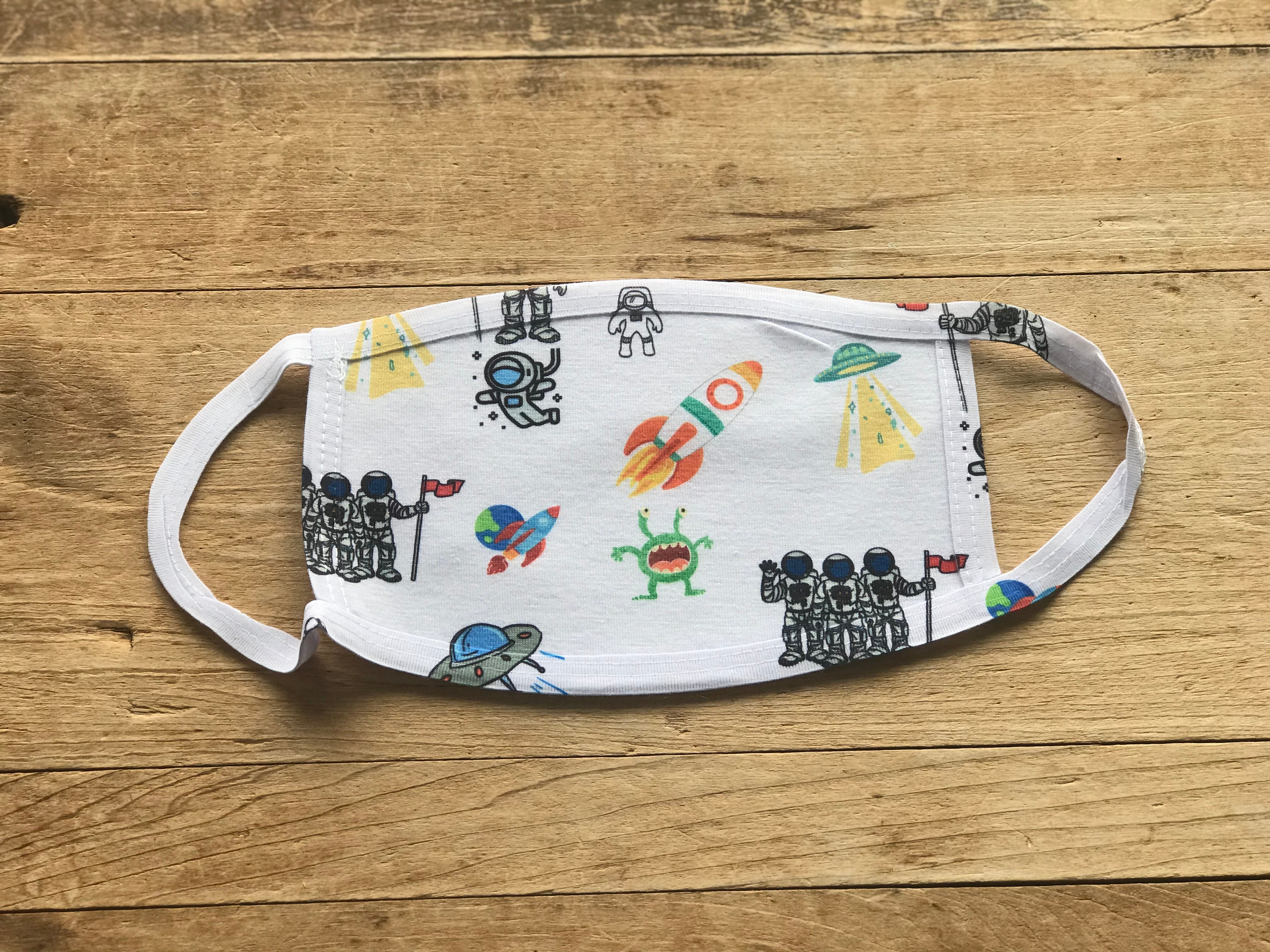 Space Themed Kids' Face Mask