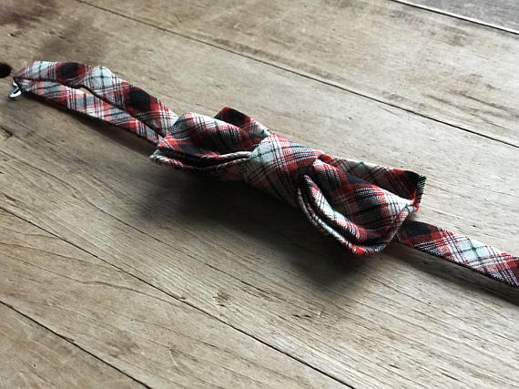 Dapper Lad Bow Tie ~ Gift ~ Holiday Plaid ~ Christmas