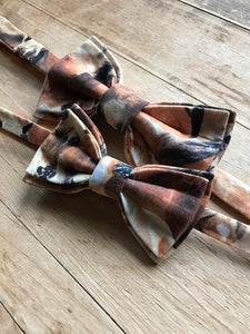 Father/Son Bow Tie Set ~ Horses ~ Adjustable Bow Tie