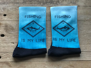 Fishing is my Life Crew Socks