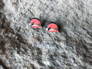 Santa Hat Stud Earrings