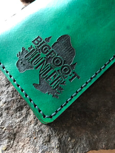 'Bigfoot Hunter' Leather Bifold Wallet