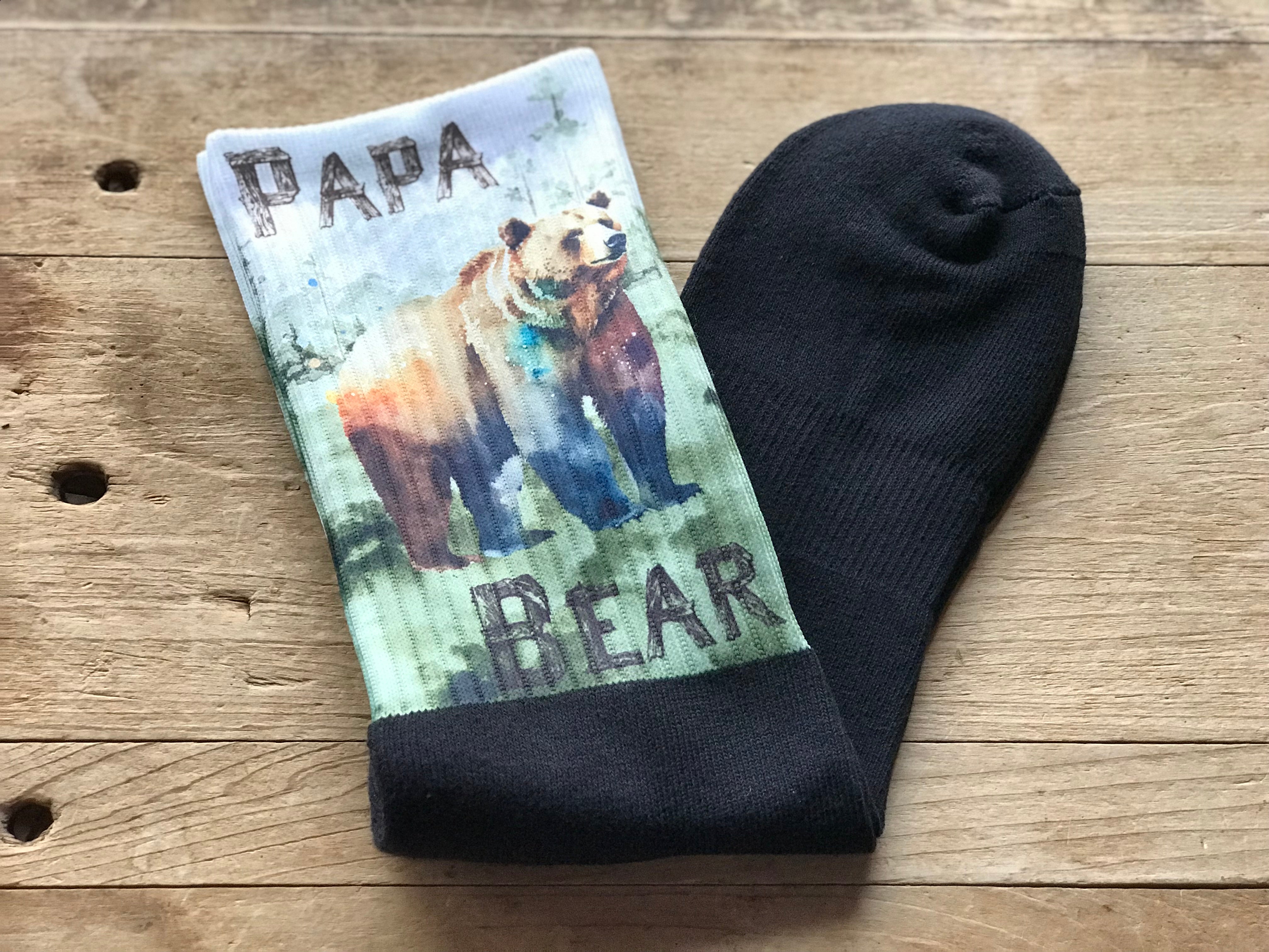 Papa Bear Crew Socks