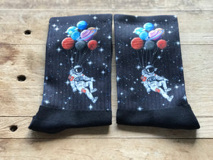 Astronaut in Space Crew Socks