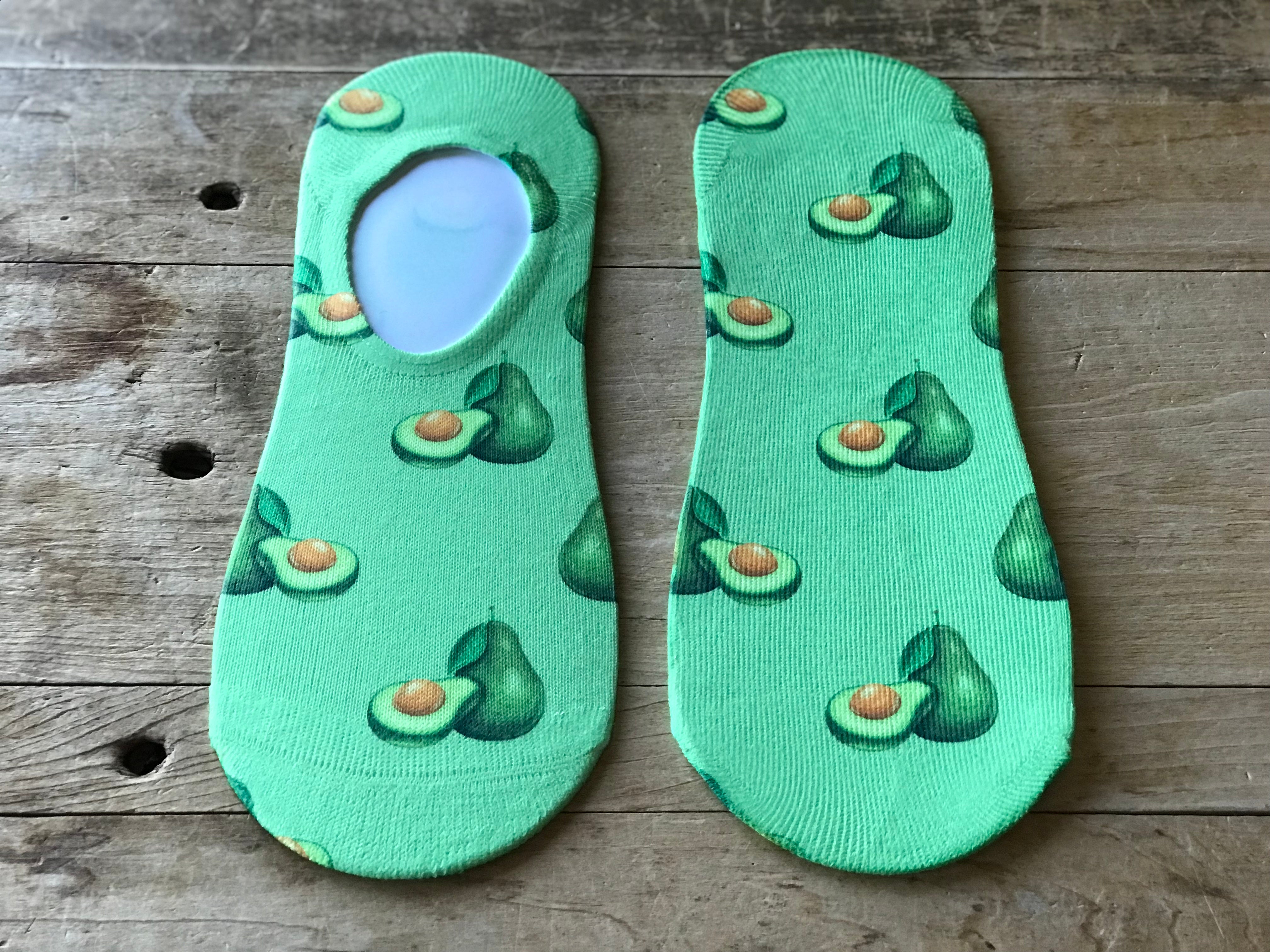 Avocado No-Show Socks (Set of 3)
