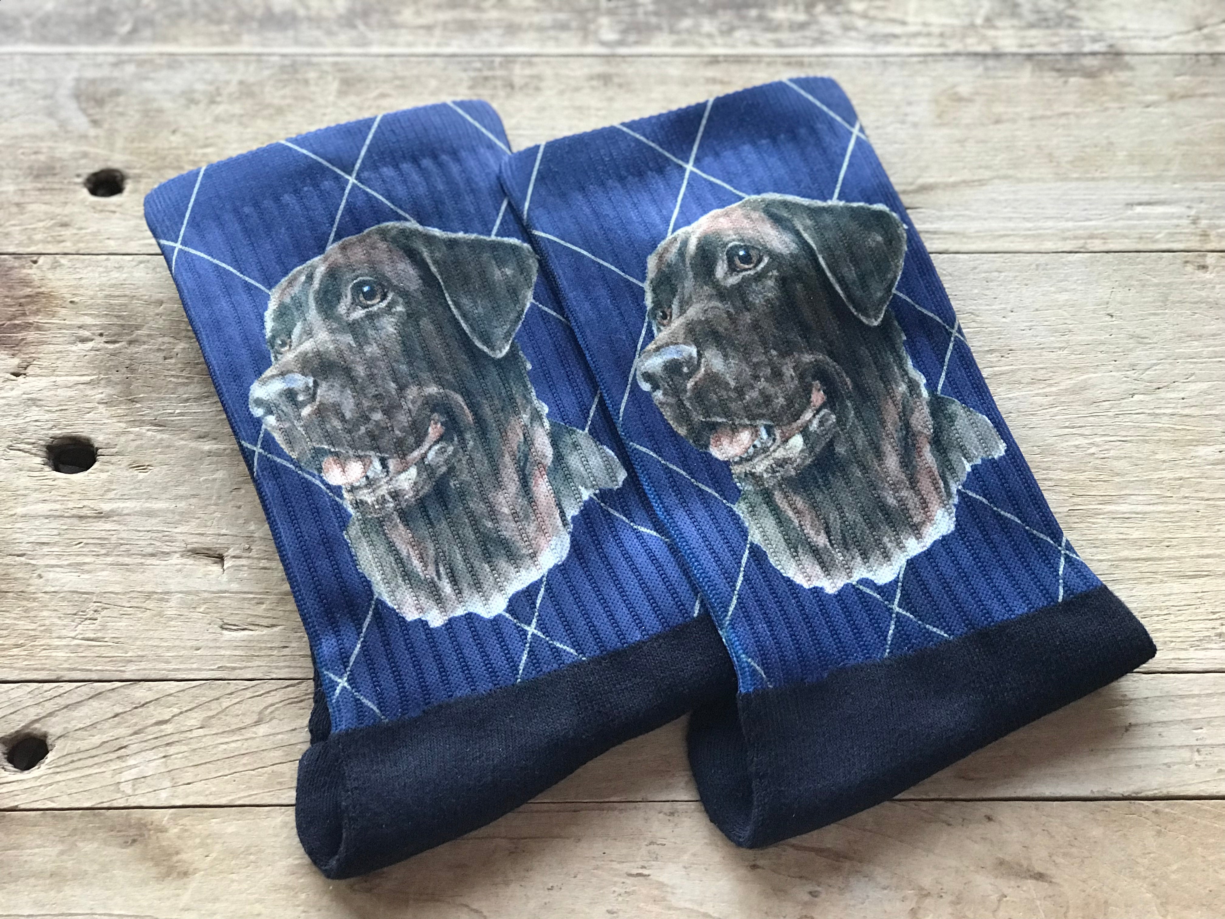 Chocolate Lab His & Hers Socks