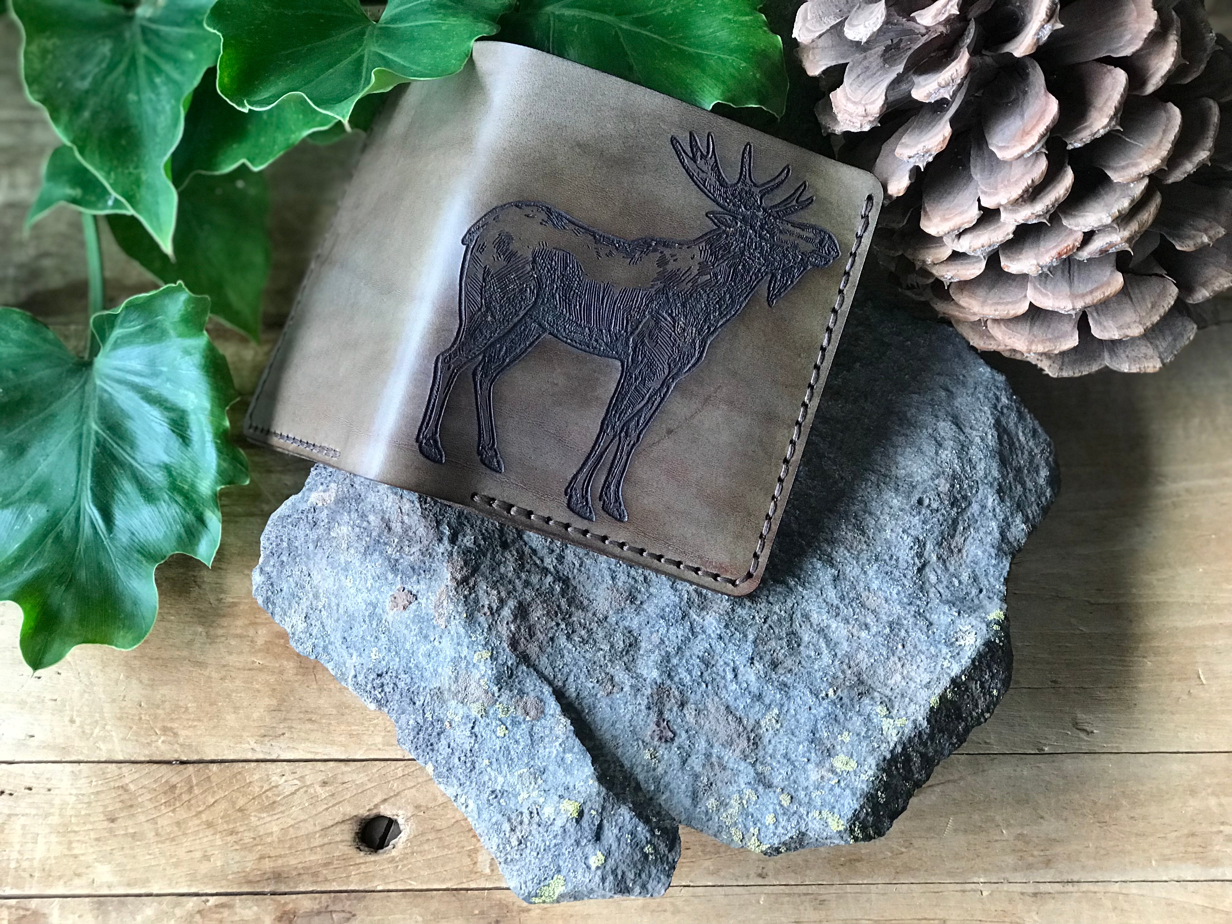 Elk Bifold Leather Wallet