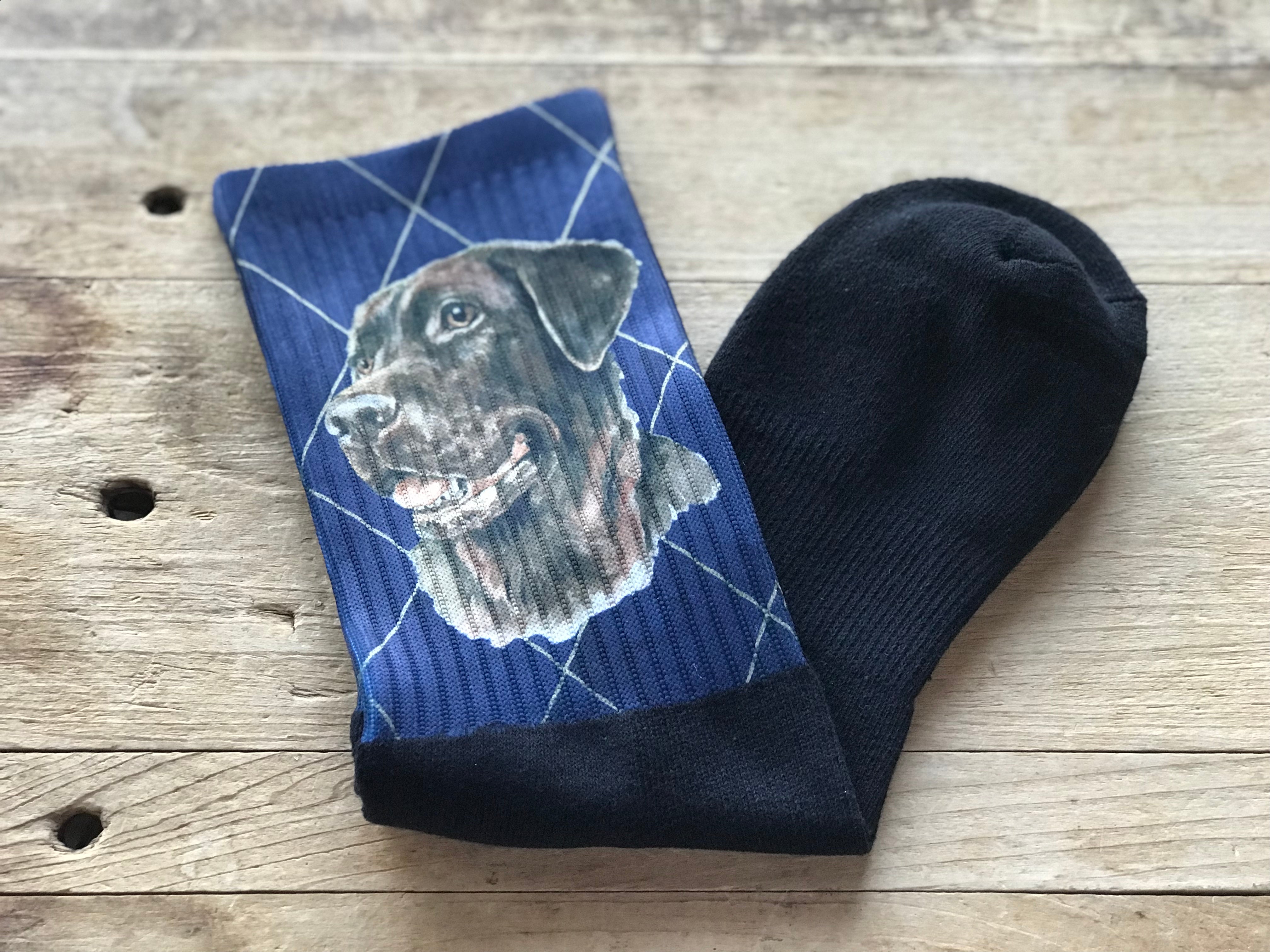 Chocolate Lab His & Hers Socks