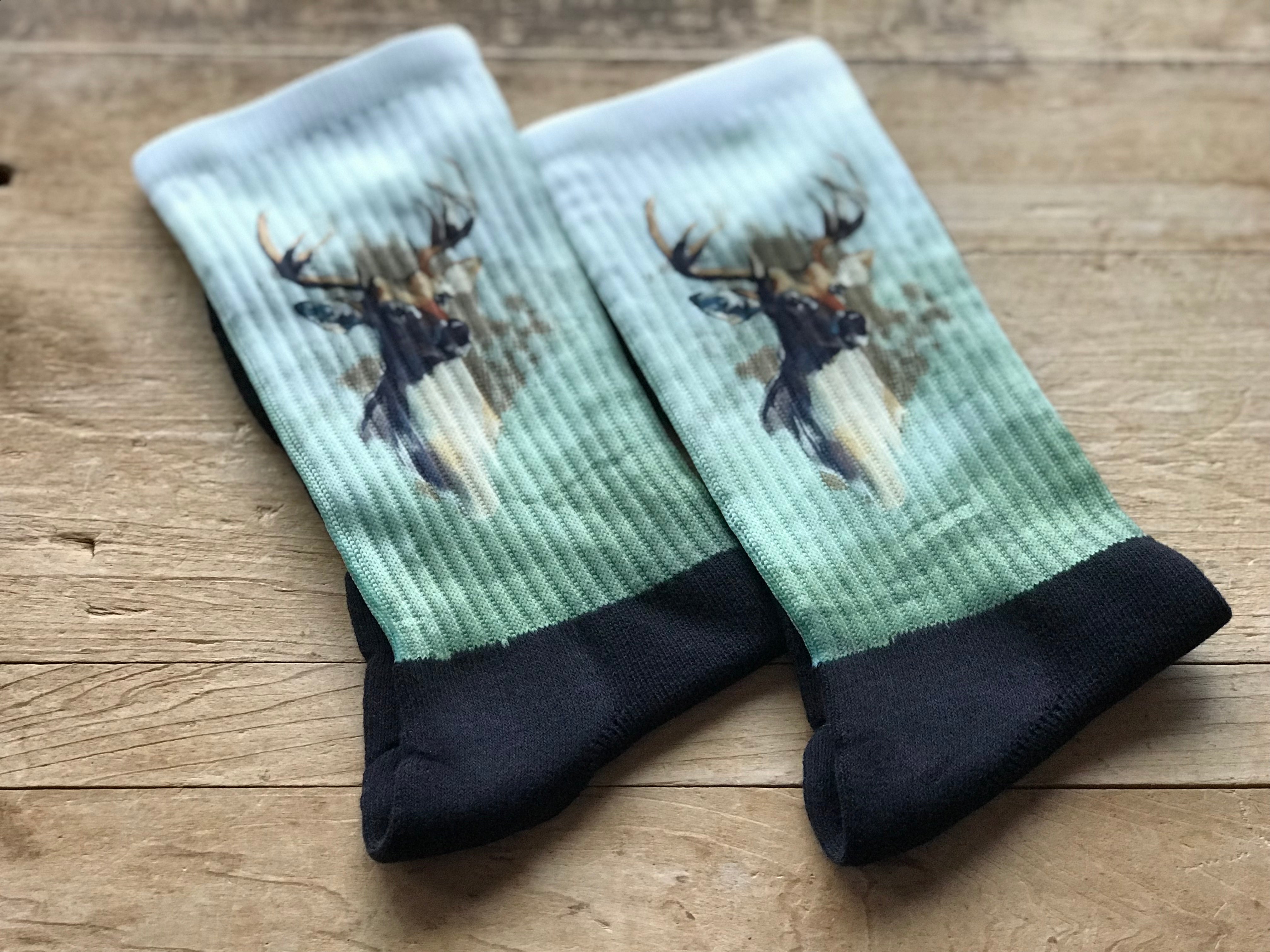 Whitetail Deer Crew Socks