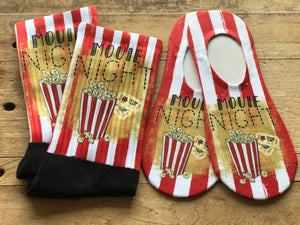 Movie Night His & Hers Socks