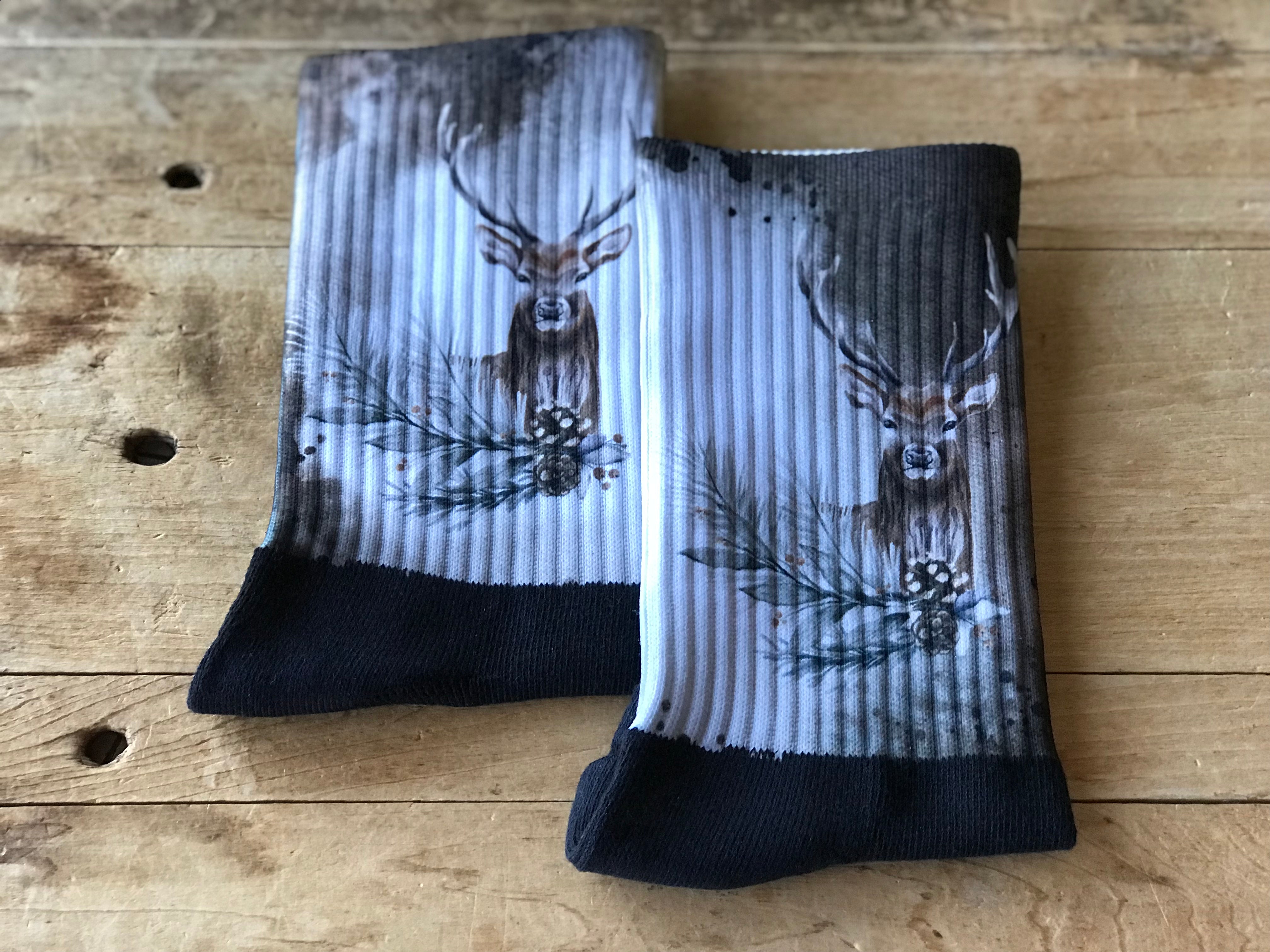 Woodland Deer His & Hers Socks