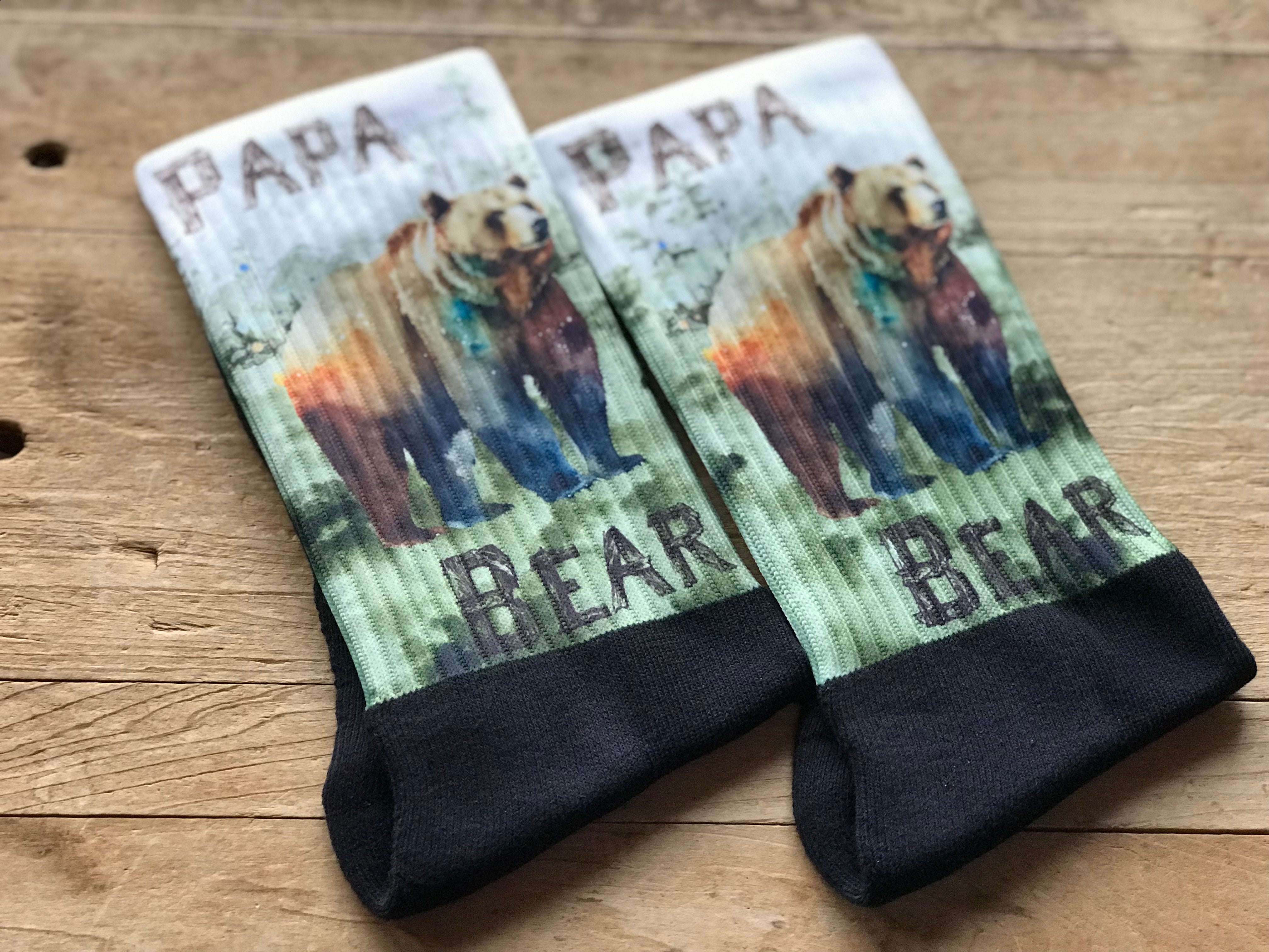 Papa Bear Crew Socks
