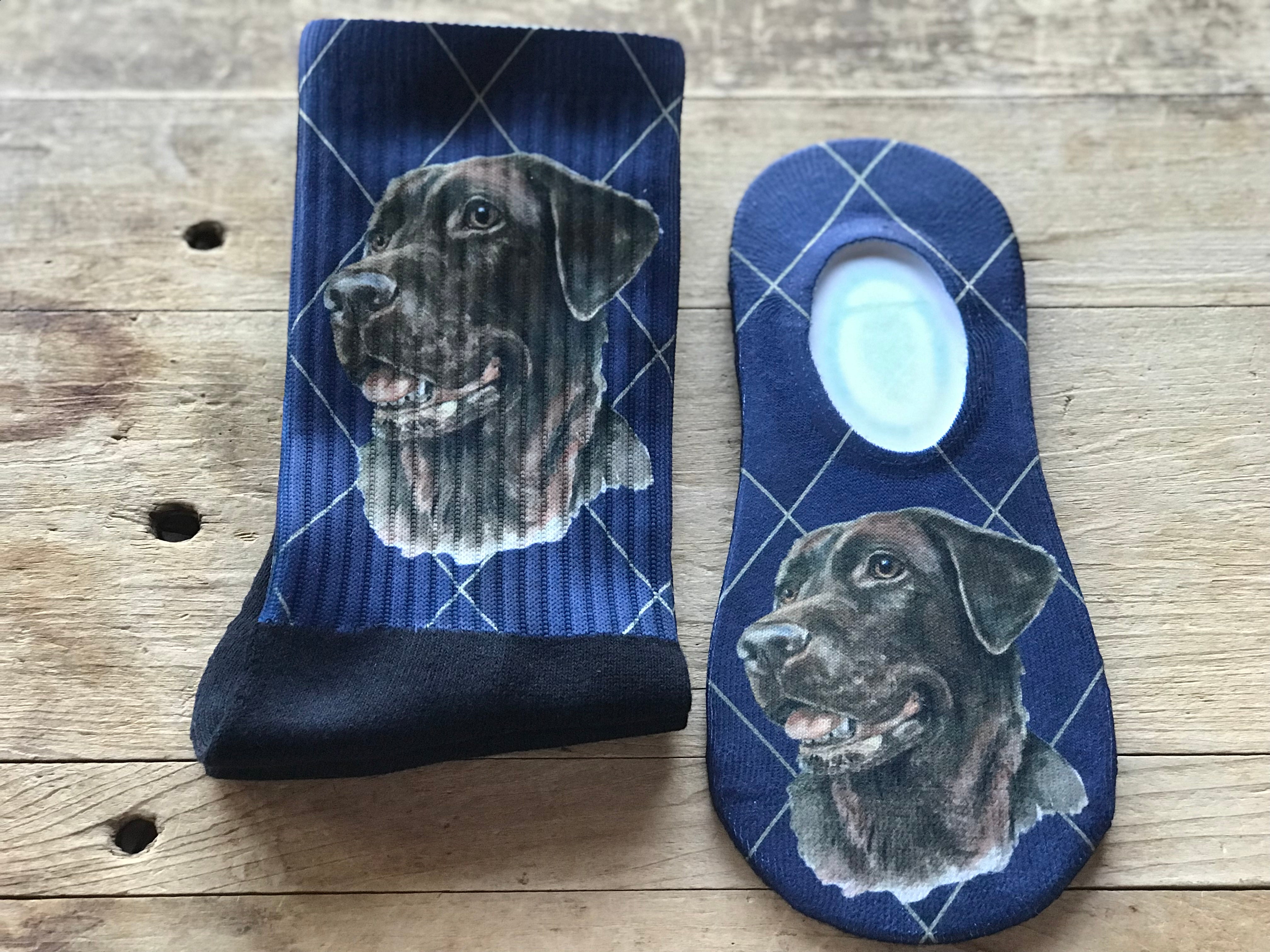 Chocolate Lab His & Hers Socks