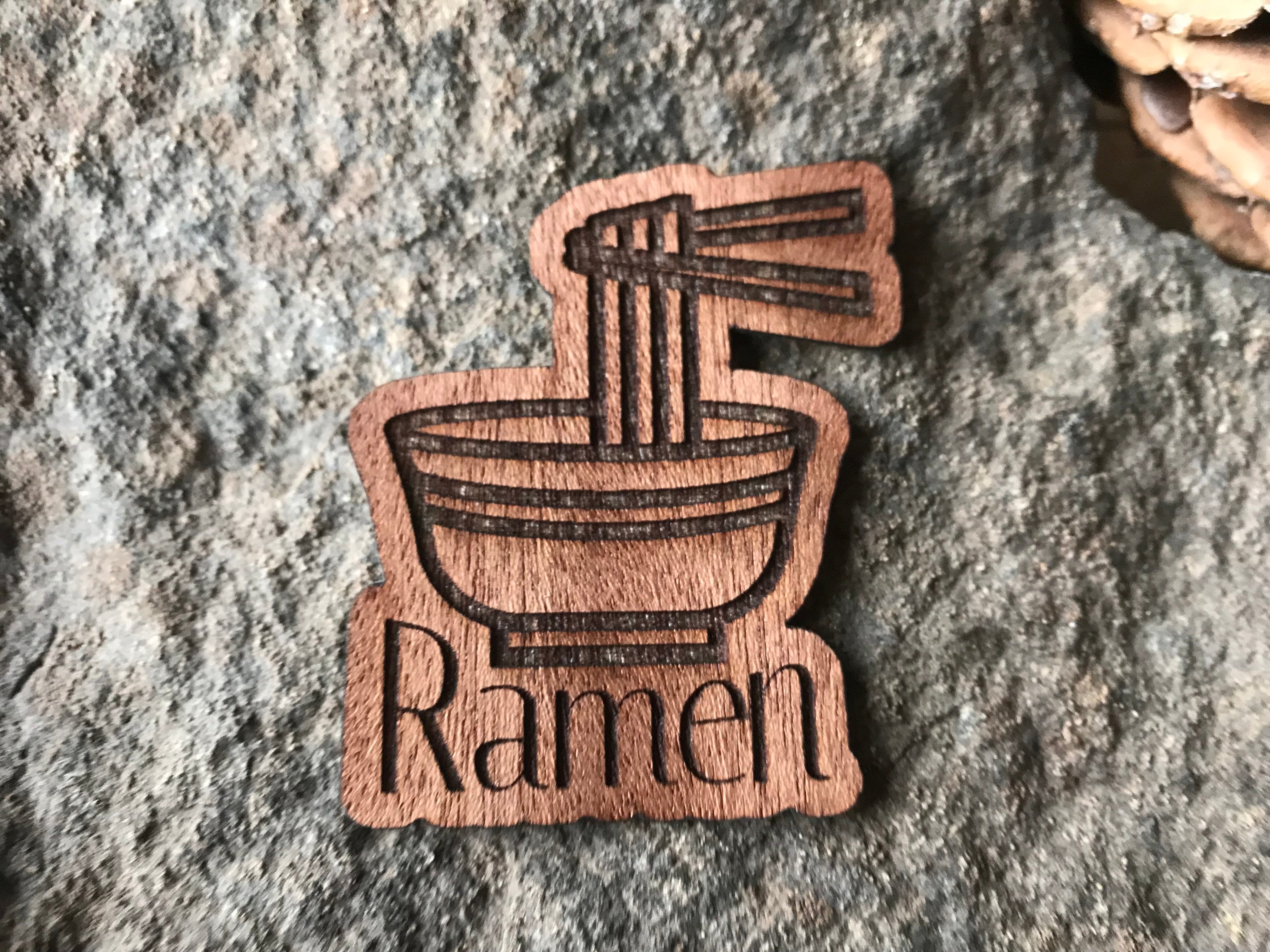 Ramen Wood Sticker